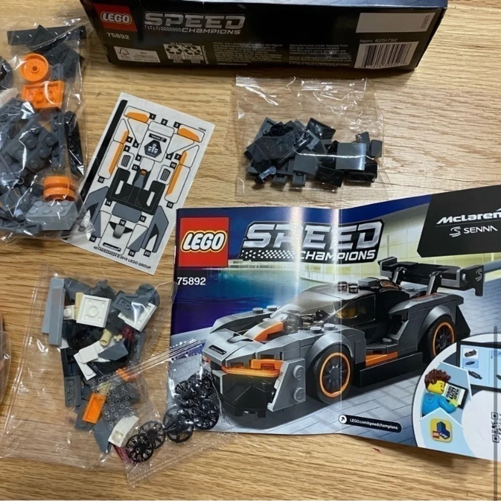 Lego 75892 McLaren Senna Car Building Block Set Kids Toy